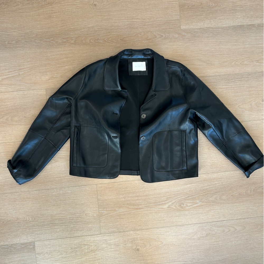 Mod Ref Black Leather Women’s Jacket